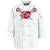 Eight Knot Button Chef Coat with Thermometer Pocket Thumbnail